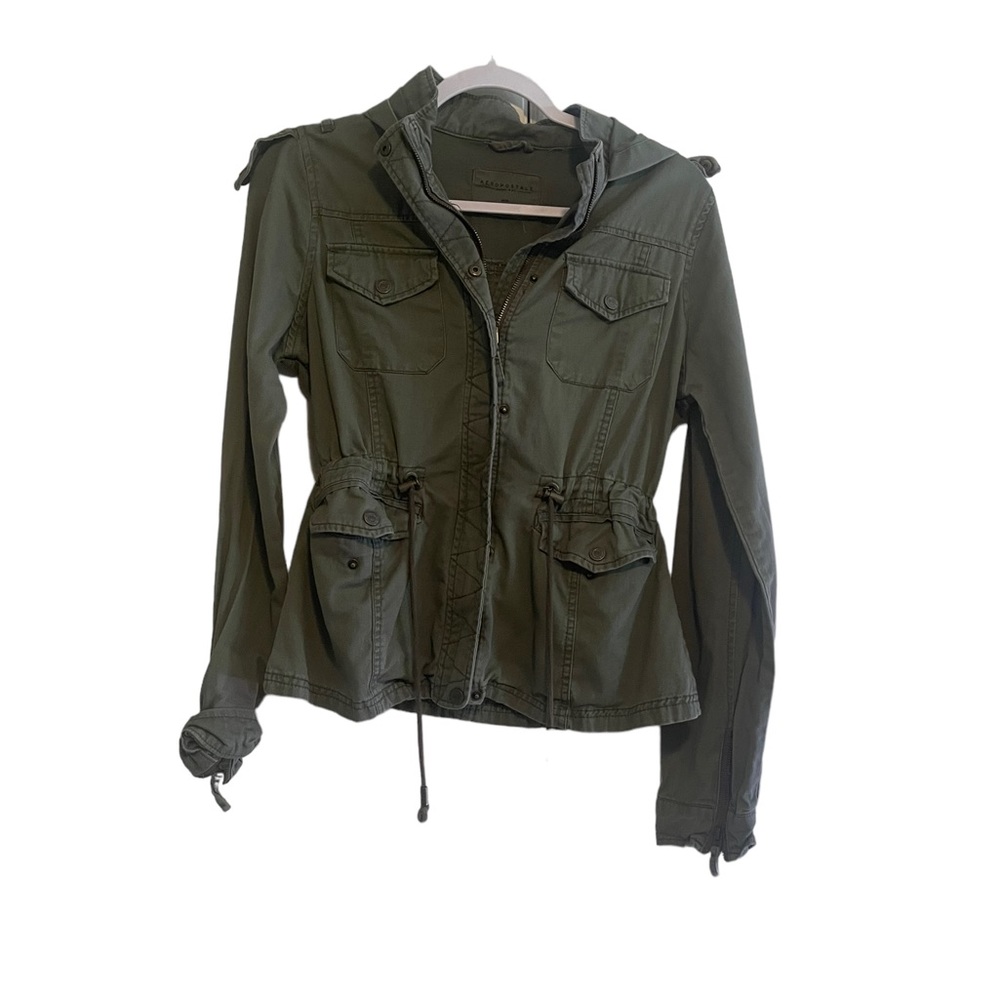 Caslon Olive Utility Anorak Jacket - Women
